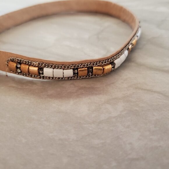 ✨ Stella & Dot Rhinestones Crystals Pave Beads Beaded Cady Wrap Bracelet ✨ - Picture 9 of 12